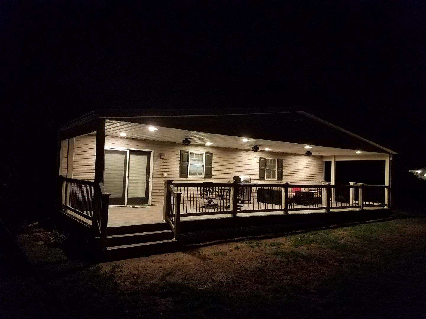 New Construction Covered Deck